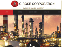 Tablet Screenshot of c-rosecorp.com